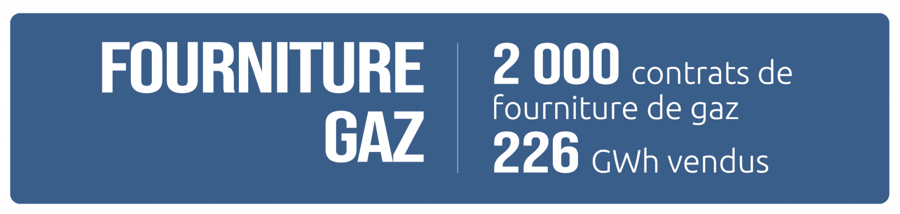 FOURNITURE GAZ 2021