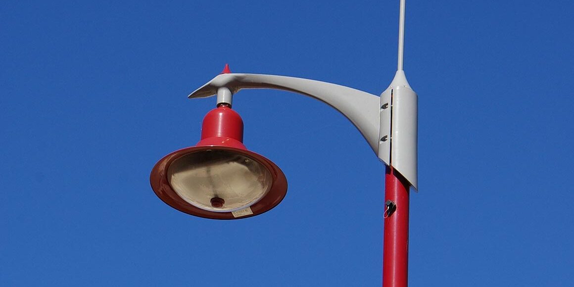 Lamps at night. Lighting in the park under a tree. To be open in the evening.